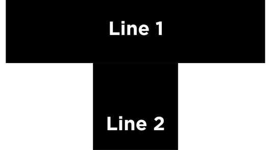 Standard Two-line Mailbox Label